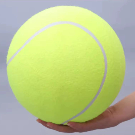Bola Gigante 24cm Resistente para Cachorro Brinquedo de Tênis para Cães Médios e Grandes Bouncy™ - Bola Gigante 24cm