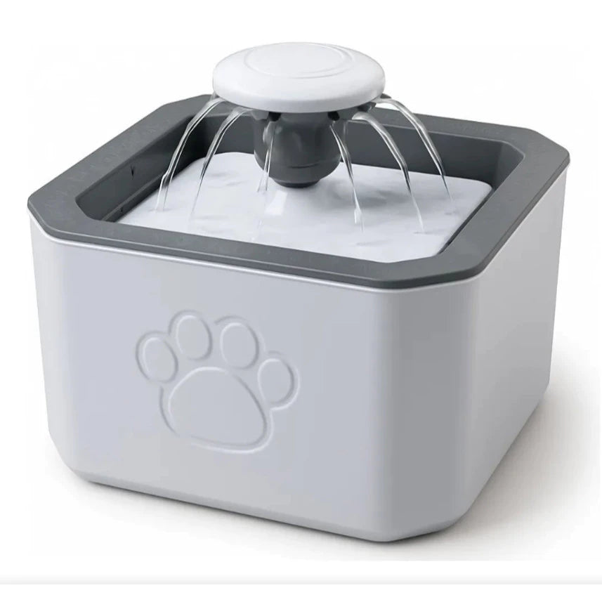 Bebedouro Fonte Automática 2,5L com Filtro Tripla Ação para Cachorro e Gato AquaFlow™