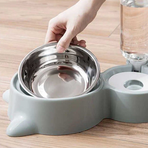 Tigela Dupla - Pawzly™ | Exclusivo da ForPatas