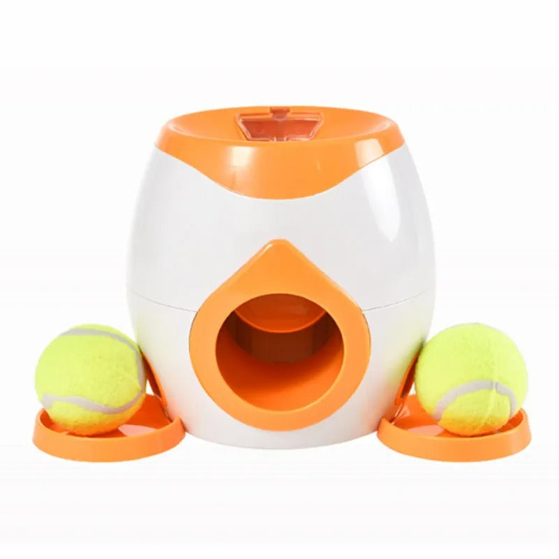 Brinquedo Interativo Lançador de Bolas –Com Dispenser de Petiscos | Duty™