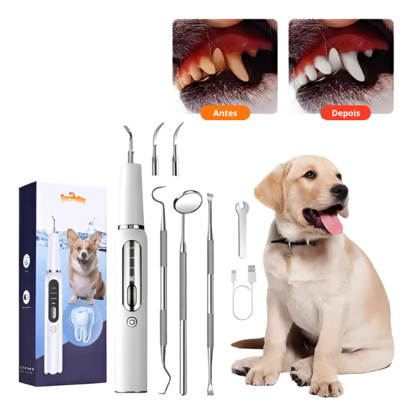 Limpador Ultrassônico de Dentes para Pets – DentalCare™