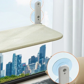 Cama Suspensa de Janela CatView™ – Ventosas 30 kg para Gatos