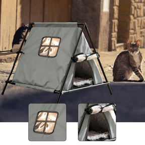 Cama Tenda Abriguinho para Pets – Proteção, Conforto e Privacidade – Snouty™