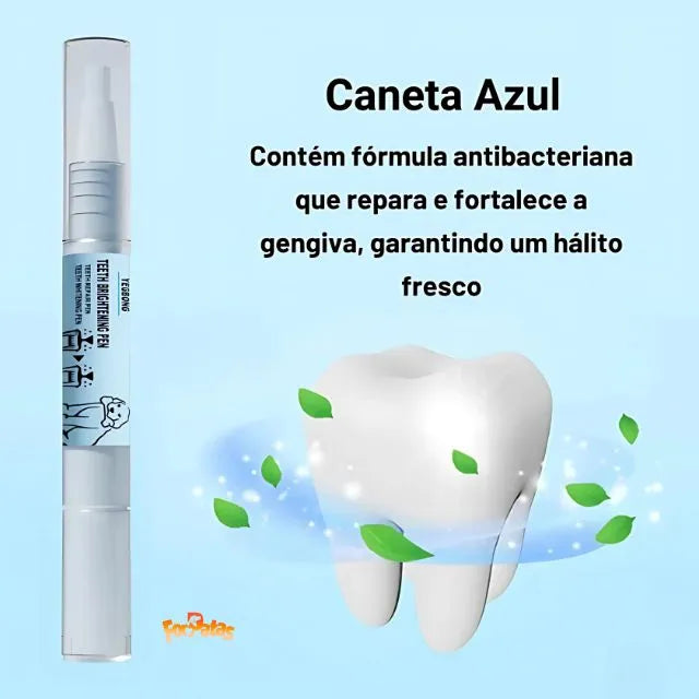 Caneta de higiene bucal para cachorro e gatos