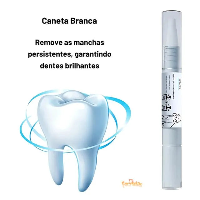 Caneta de higiene bucal para cachorro e gatos