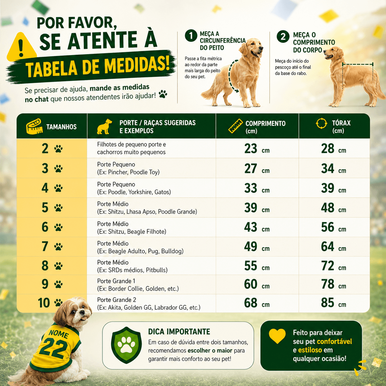 Vista seu Pet para as Eleições 2026 | Roupinha Personalizada para Cachorro e Gato | ForPatas™