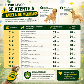 Vista seu Pet para as Eleições 2026 | Roupinha Personalizada para Cachorro e Gato | ForPatas™