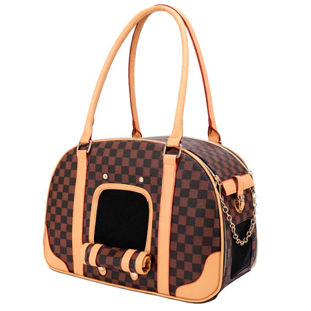 Bolsa de Transporte Pet Luxo para Cães e Gatos Pequeno Porte + Viagem Confortável