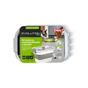 Porta Ração Dobrável 5kg e 10kg com Tampa Vedada para Cães e Gatos – Duty™ | Ração Sempre Fresca e Organizada