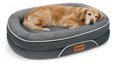 Cama Ortopédica com Suporte Cervical e Fundo Impermeável para Cachorro e Gato 89x71cm Snouty™