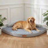 Cama de Canto Ortopédica Impermeável e Antiderrapante para Cachorro e Gato 120cm Cornerfy™