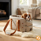 Bolsa de Transporte Pet para Carro com Almofada Confortável – Up4You™ | Segurança e Conforto no Passeio