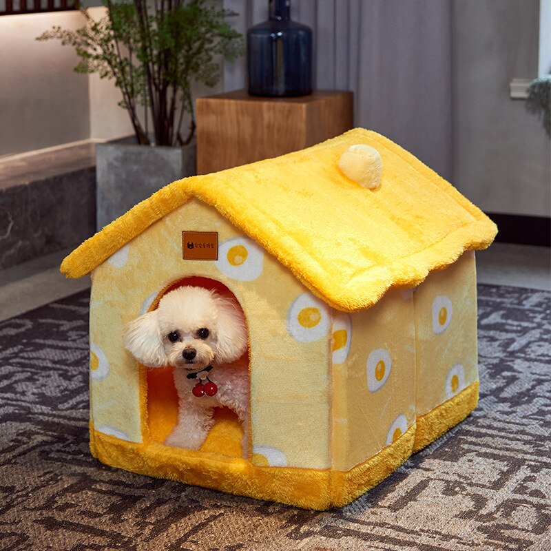 Casinha Pet Animada – Conforto, Privacidade e Aconchego para Cães e Gatos – Snouty™