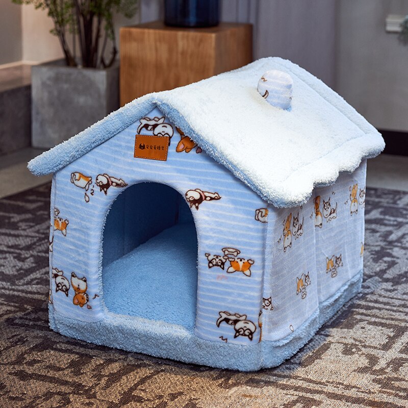 Casinha Pet Animada – Conforto, Privacidade e Aconchego para Cães e Gatos – Snouty™