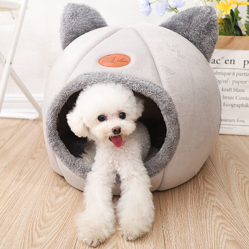 Toquinha Pet CozyDen™ – Abrigo Aconchegante e Seguro para Cães e Gatos