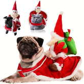 Roupa Fantasia de Natal Papai Noel para Cães e Gatos – Barkify™
