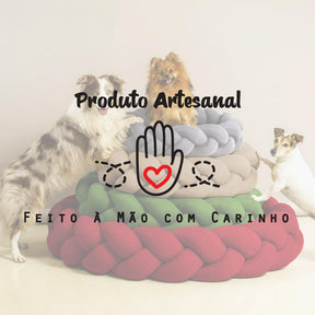 Caminha Trançada Anti-Ansiedade com  Zíper e Impermeável para Pets – ForPatas™