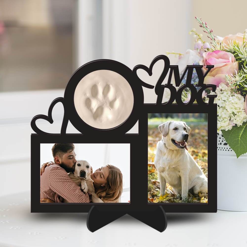 Porta Retrato com Molde da Patinha – PetMemories™