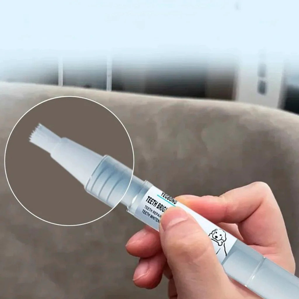 Caneta Dental para Pets – Limpa dentes amarelados, previne o tártaro e elimina o mau hálito