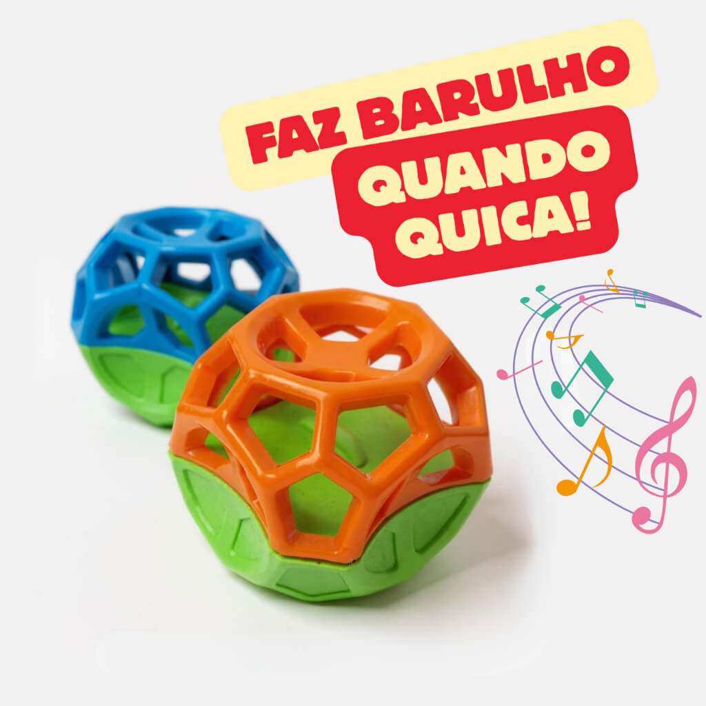 Brinquedo Bola Porta Petisco 3 em 1 para Cães – Duty™