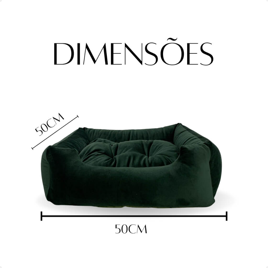 Cama Pet em Suede com Zíper Removível e Enchimento Antialérgico – Lupzy™ | Conforto Total para o Descanso