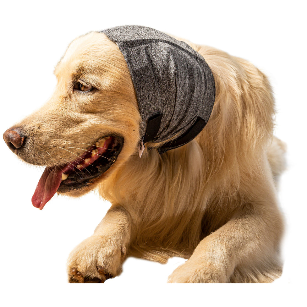 Protetor Auricular para Cães Antirruído & Pós-Cirúrgico – Pet Designer™ | Proteção Contra Fogos e Otites