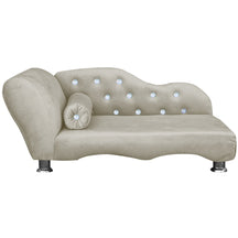 Caminha Pet Recamier Luxo em Suede com Strass – Lupzy™ | Sofisticação e Conforto Premium