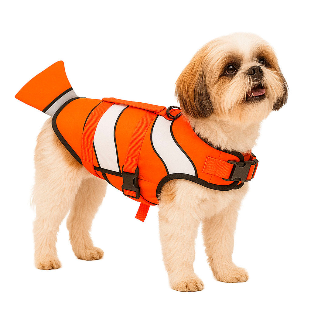 Colete Salva-Vidas para Cães e Gatos – OceanWave™