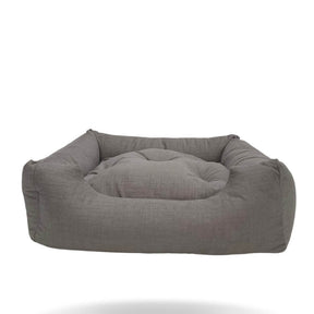 Cama Pet em Suede com Zíper Removível e Enchimento Antialérgico – Lupzy™ | Conforto Total para o Descanso