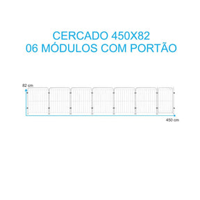 Cercado Pet Dobrável com Portão 82cm em Aço – Duty™ | Segurança Modular para Pets e Crianças