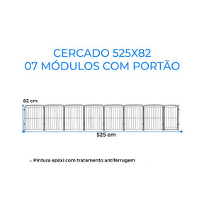 Cercado Pet Dobrável com Portão 82cm em Aço – Duty™ | Segurança Modular para Pets e Crianças