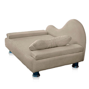 Caminha Mini Sofá Pet em Suede para Cães e Gatos – Lupzy™ | Conforto Luxo para Pequeno Porte