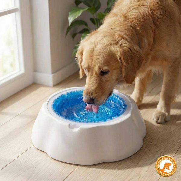 Tigela Gelada para Cães e Gatos – Água Sempre Fresquinha | ForPatas