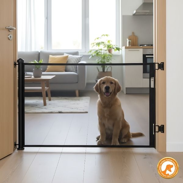 Portão Telescópico Super Reforçado para Pets – Retrátil 1,50m a 3m | ForPatas