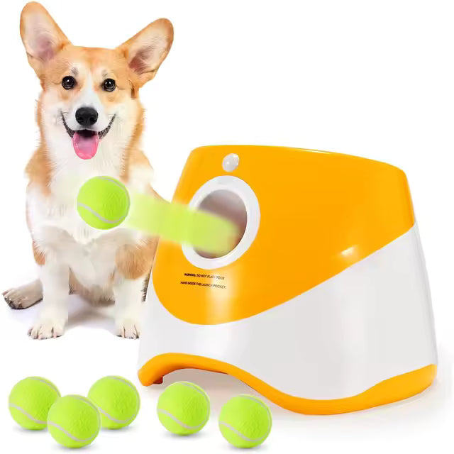 Lançador Automático de Bolinhas para Cães – Acaba com o Tédio e Estimula Exercícios – Duty™