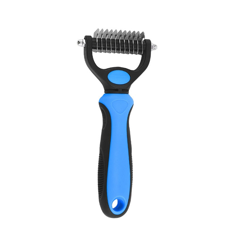 Pente Removedor de Pelos Duplo para Cães e Gatos – Woofline™