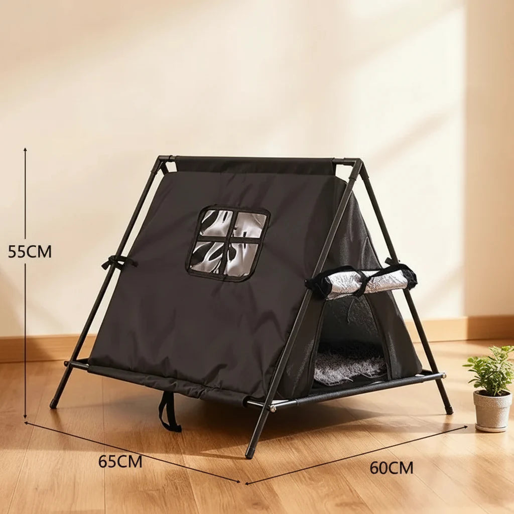 Cama Tenda Abriguinho para Pets – Proteção, Conforto e Privacidade – Snouty™