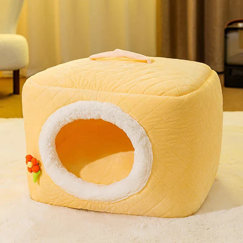 Cama Toquinha Classique CozyDen™ – Conforto Quentinho e Seguro