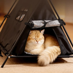 Cama Tenda Abriguinho para Pets – Proteção, Conforto e Privacidade – Snouty™