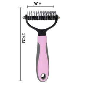 Pente Removedor de Pelos Duplo para Cães e Gatos – Woofline™
