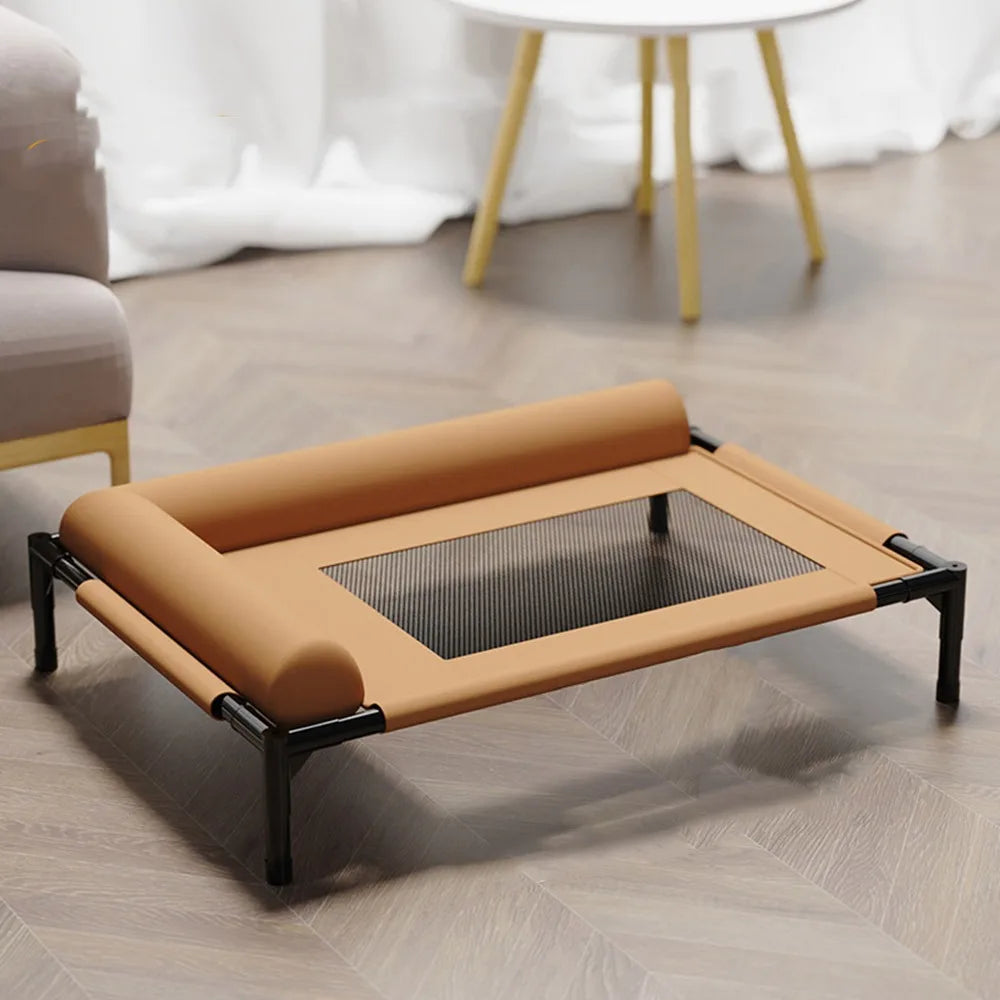 Cama Pet Elevada Confortável – Lupzy™ | Saúde, Praticidade e Estilo