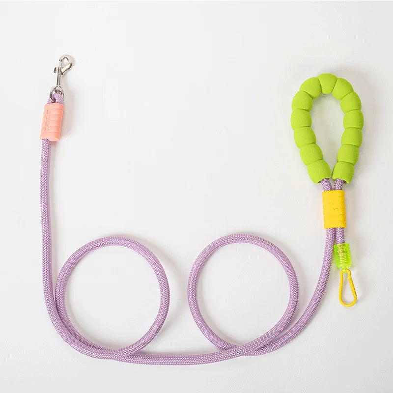 Guia 3 em 1 Elástica Ajustável com Porta-Saquinhos para Cachorro e Gato 185cm Pawslove™