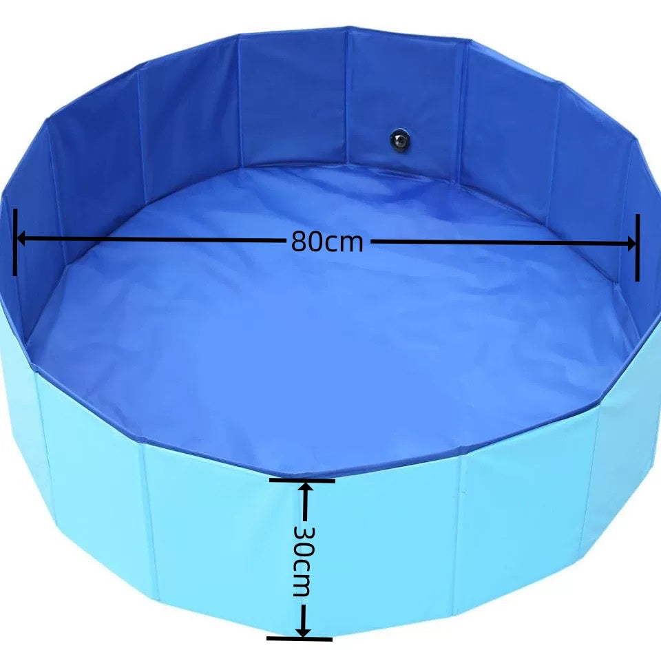 Piscina Dobrável para Cachorro e Crianças em PVC Antideslizante – Duty™ | Diversão e Refresco no Calor