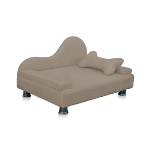 Caminha Mini Sofá Pet em Suede para Cães e Gatos – Lupzy™ | Conforto Luxo para Pequeno Porte