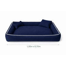 Cama Grande Lavável com Zíper e Enchimentos Removíveis para Cachorro e Gato BigNest™