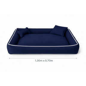 Cama Grande Lavável com Zíper e Enchimentos Removíveis para Cachorro e Gato BigNest™