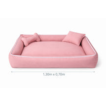 Cama Grande Lavável com Zíper e Enchimentos Removíveis para Cachorro e Gato BigNest™