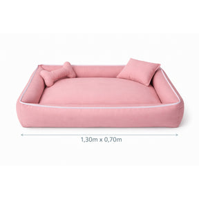 Cama Grande Lavável com Zíper e Enchimentos Removíveis para Cachorro e Gato BigNest™