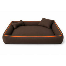 Cama Grande Lavável com Zíper e Enchimentos Removíveis para Cachorro e Gato BigNest™
