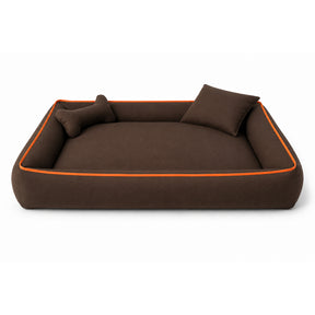 Cama Grande Lavável com Zíper e Enchimentos Removíveis para Cachorro e Gato BigNest™